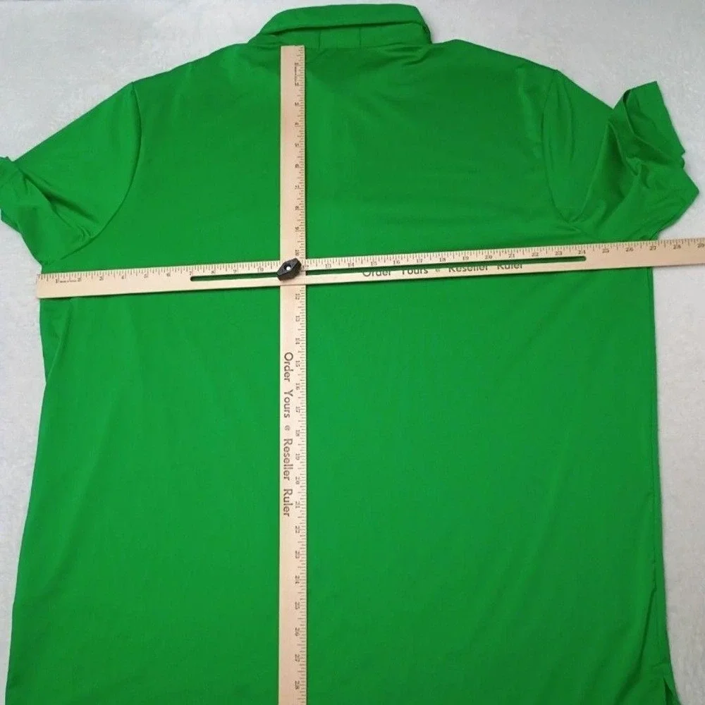 Polo Ralph Lauren Polo Shirt Mens 2XL Green Golf Performance Tennis Work School